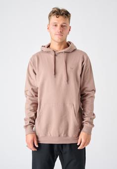 Rückansicht von Cleptomanicx Ligull Hoodie Herren Deep Taupe