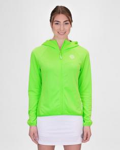 Rückansicht von BIDI BADU Crew Jacket neon green Funktionsjacke Damen Neongrün