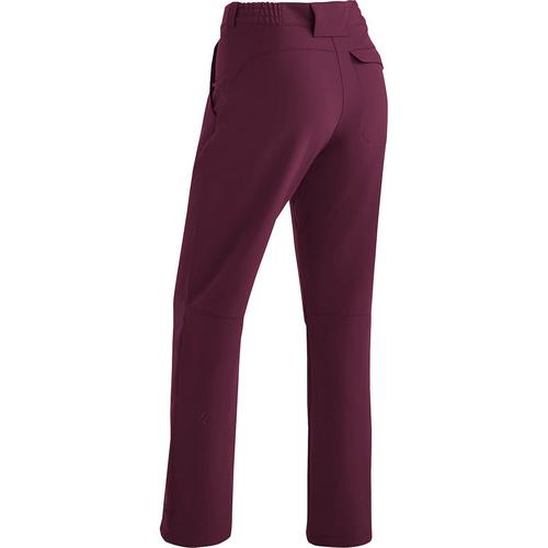 Rückansicht von Maier Sports Helga Trekkinghose Damen Pflaume441