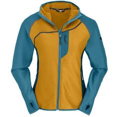 Maul Sport Chiemgau II mit Kapuze Fleecejacke Damen Gold