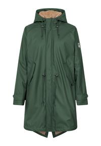 Derbe Tidaholm Regenjacke Damen - Kombu Green/Caramel