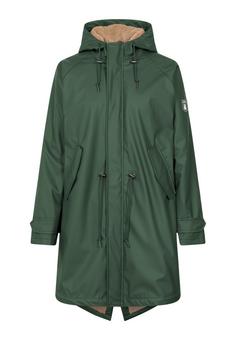 Derbe Tidaholm Regenjacke Damen Kombu Green/Caramel