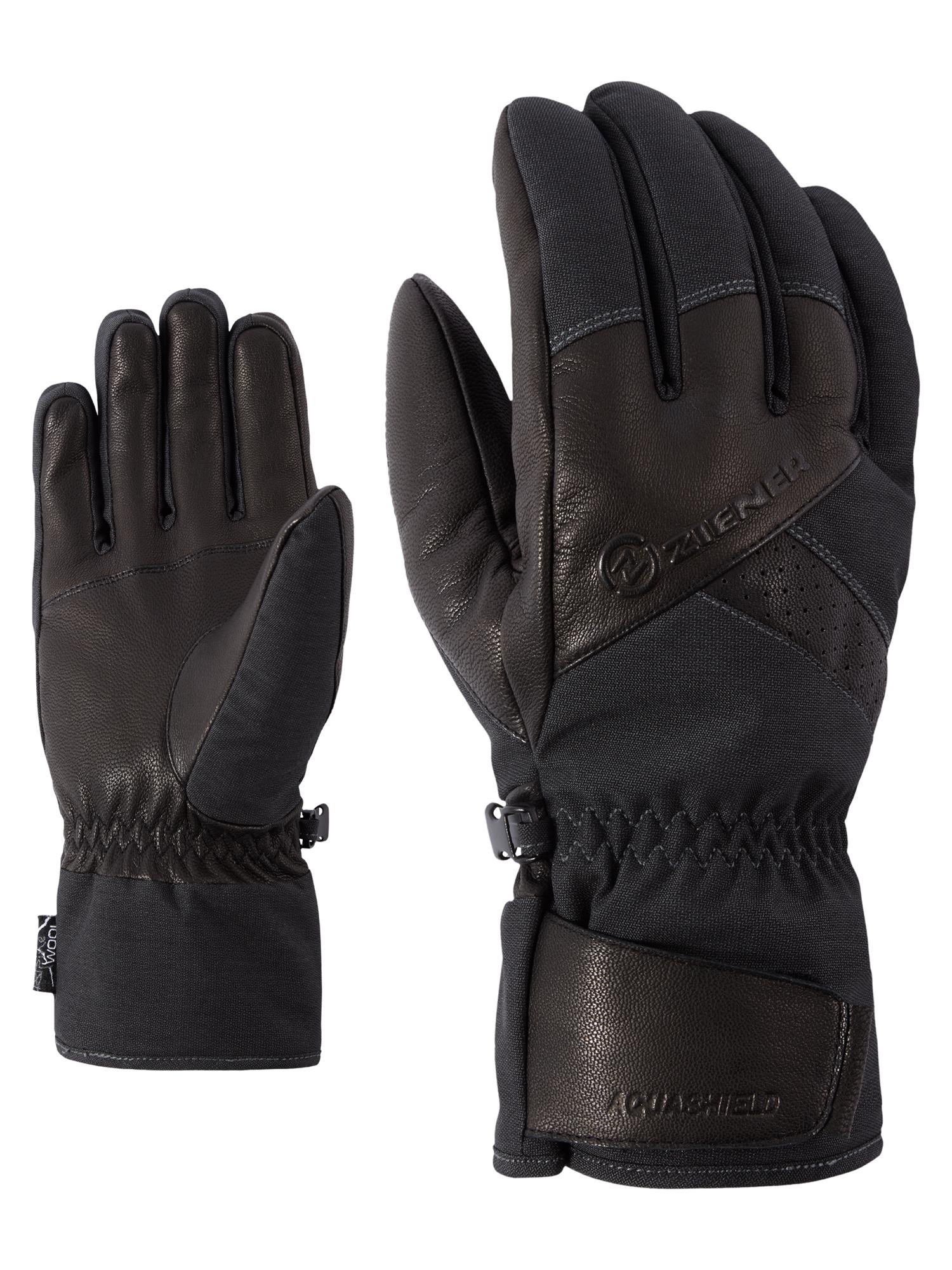 Ziener GETTER AS(R) AW Skihandschuhe grey iron tec