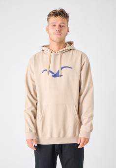 Rückansicht von Cleptomanicx Mowe Hoodie Herren Heather Nomad