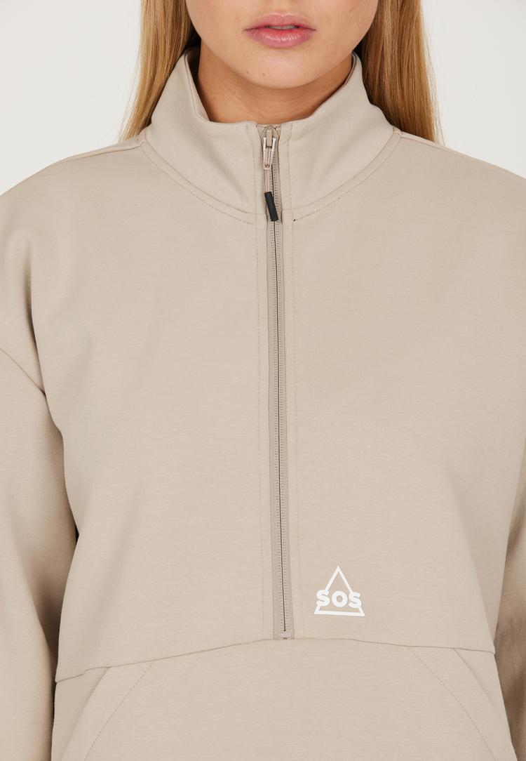 SOS SOS Kakadu Langarmshirt Damen - 1136 Simply Taupe - 1 | SportScheck