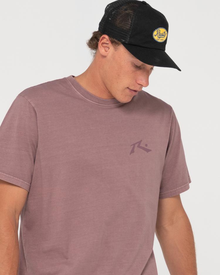 RUSTY RUSTY COMP WASH SHORT SLEEVE TEE T-Shirt Herren - Purple Rain - 3 | SportScheck