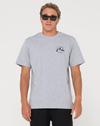 RUSTY ADVOCATE SHORT SLEEVE TEE T-Shirt Herren - Grey Merle 1