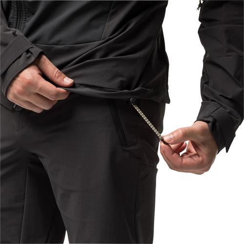 Rückansicht von Jack Wolfskin KAMMWEG JKT M Softshelljacke Herren phantom