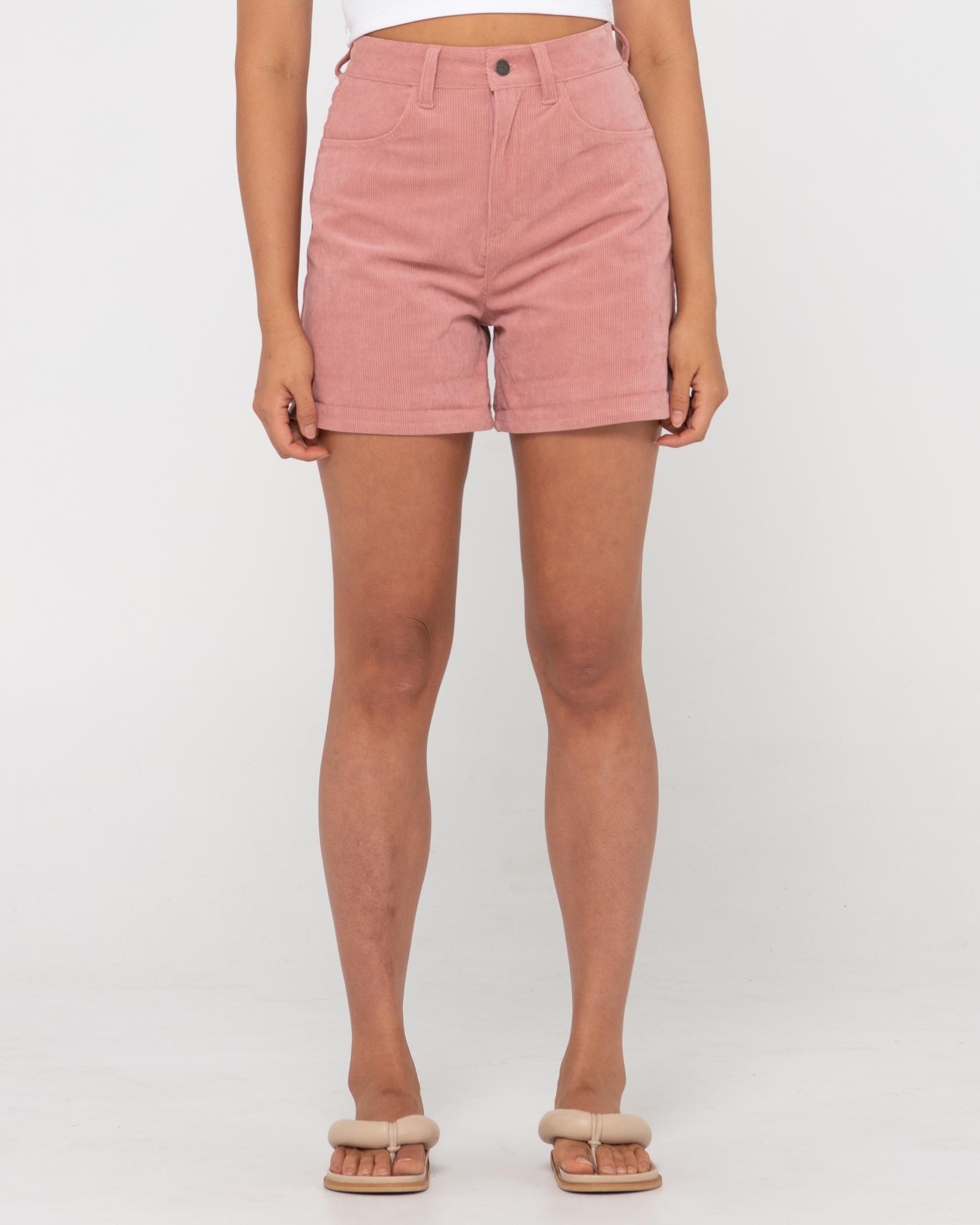 RUSTY THE SECRET CORD SHORT Shorts Damen - Vintage Pink