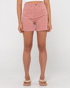 RUSTY THE SECRET CORD SHORT Shorts Damen Vintage Pink