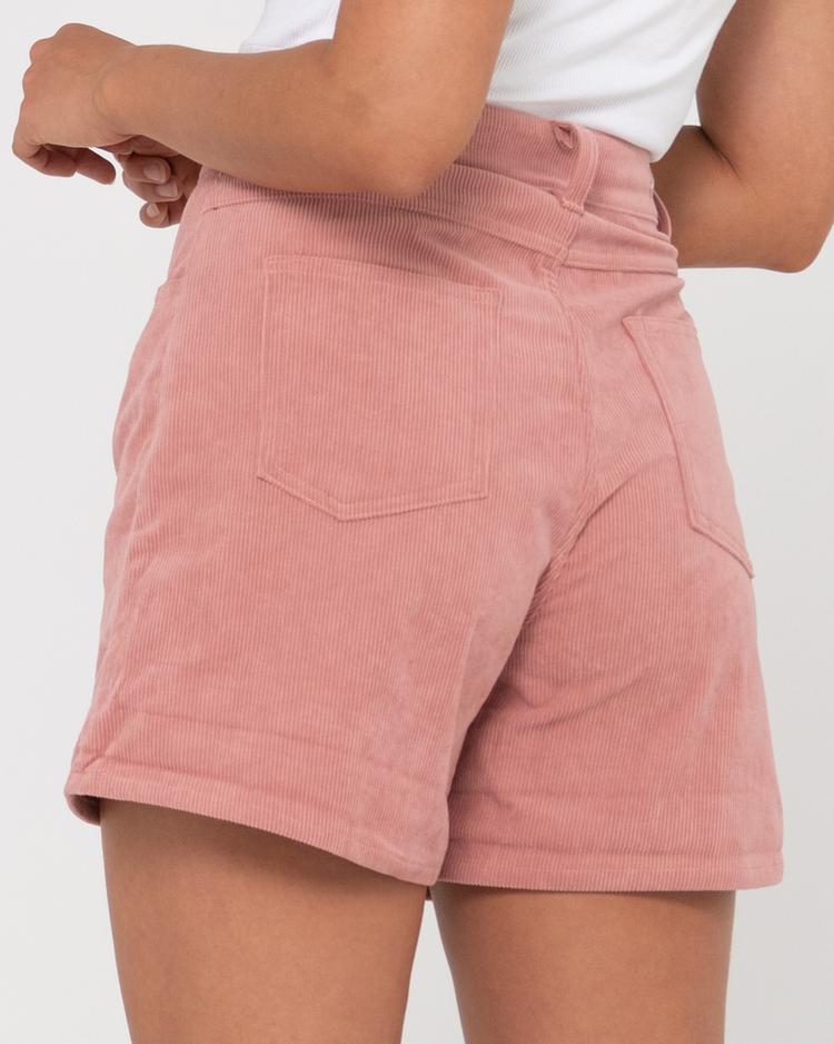 RUSTY RUSTY THE SECRET CORD SHORT Shorts Damen - Vintage Pink - 2 | SportScheck
