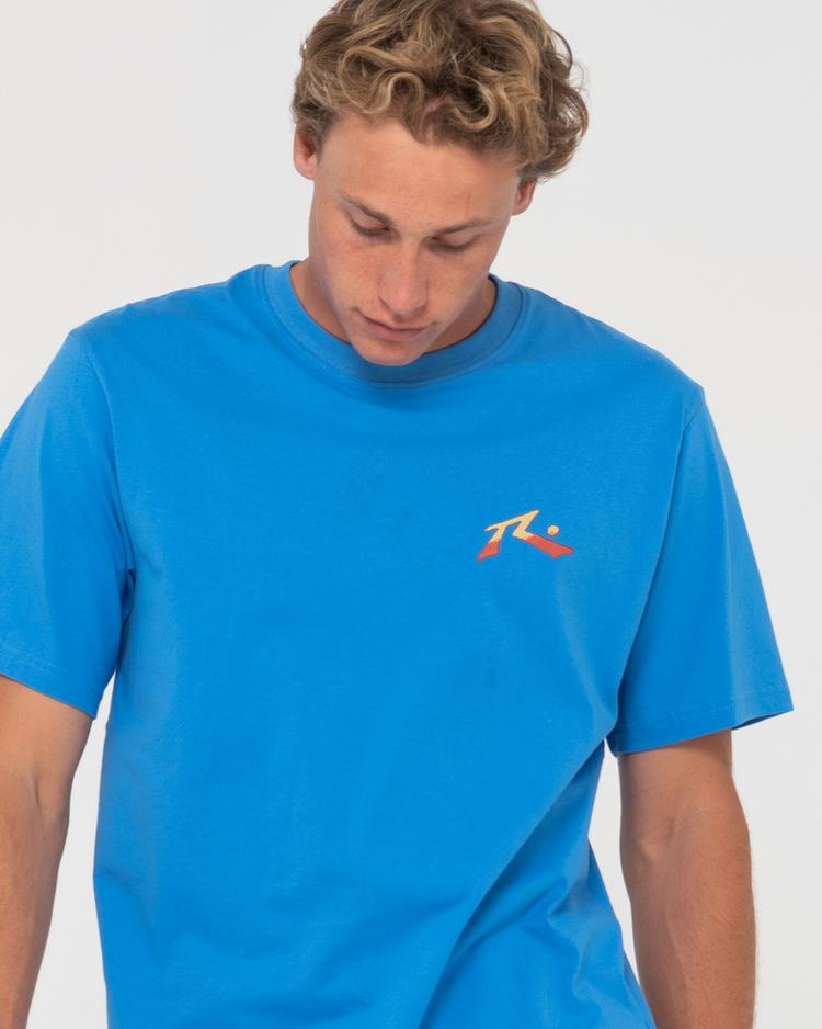 RUSTY RUSTY ANIMAL SHORT SLEEVE TEE T-Shirt Herren - Vallarta Blue - 2 | SportScheck