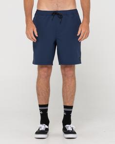 RUSTY SALAMANDER ELASTIC WALKSHORT Shorts Herren Navy Blue