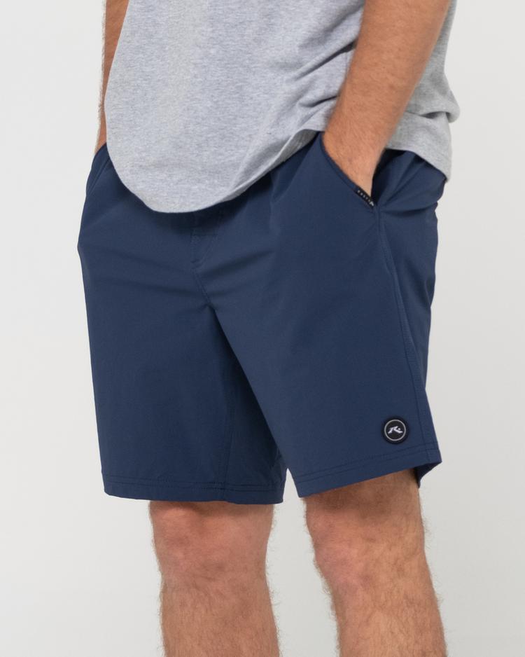 RUSTY RUSTY SALAMANDER ELASTIC WALKSHORT Shorts Herren - Navy Blue - 3 | SportScheck