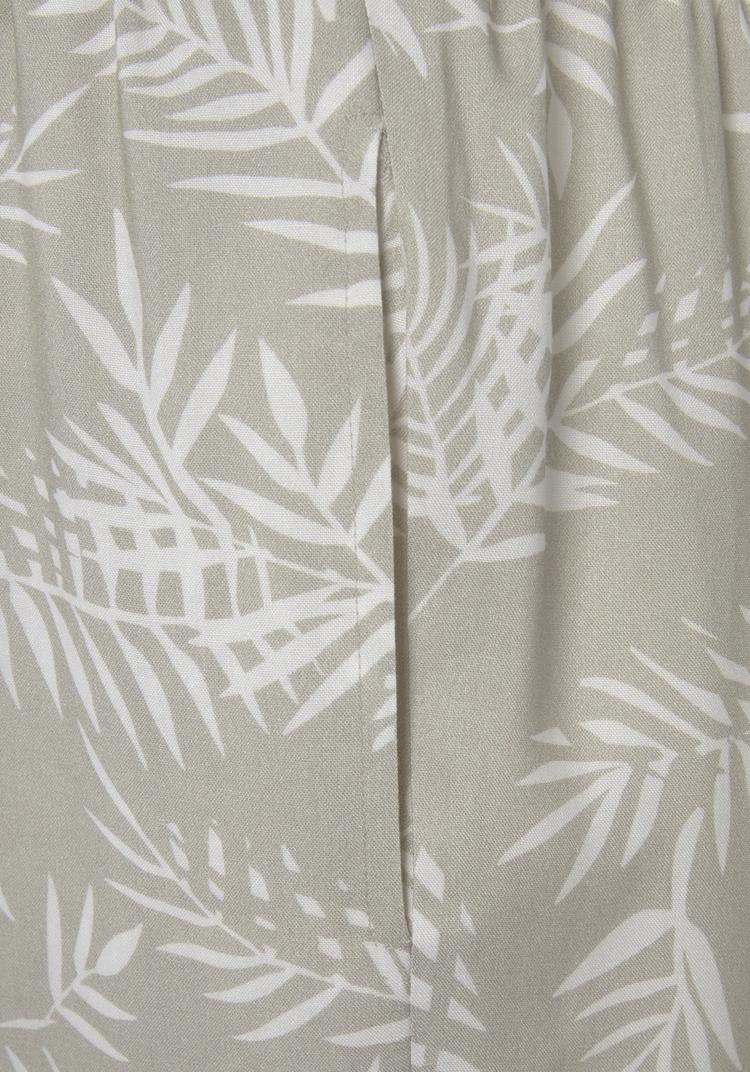 Lascana Lascana Palazzohose Stoffhose Damen - schilfgr&uuml;n-creme bedruckt - 1 | SportScheck