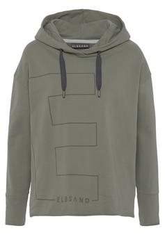 ELBSAND Kapuzensweatshirt Hoodie Damen khaki