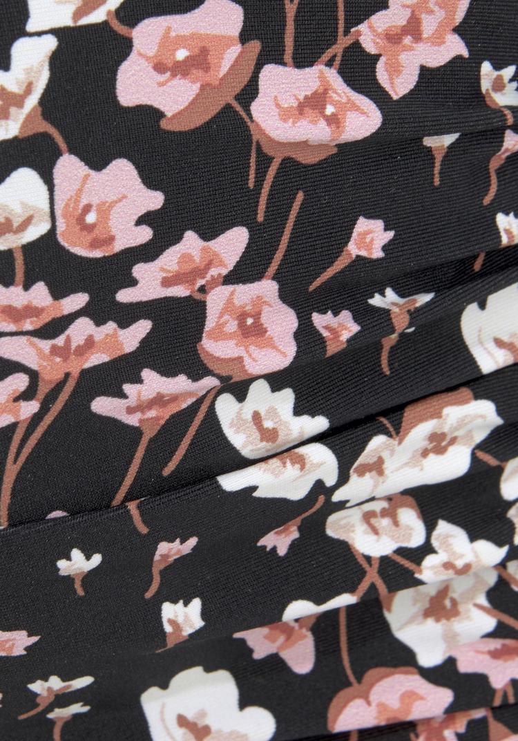 Lascana Lascana B&uuml;gel-Bandeau-Bikini-Top Bikini Oberteil Damen - schwarz-bedruckt - 1 | SportScheck