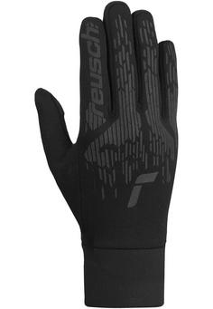 Rückansicht von Reusch Ashton TOUCH-TEC™ Junior Skihandschuhe Kinder 7070 black / reflective