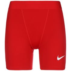 Nike Strike Pro Shorts Damen rot / weiß