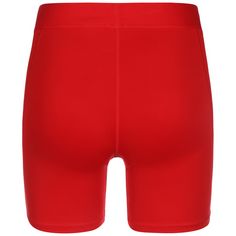Rückansicht von Nike Strike Pro Shorts Damen rot / weiß