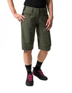 Rückansicht von VAUDE Women's Moab Shorts IV Funktionshose Damen khaki