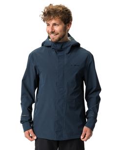 Rückansicht von VAUDE Men's Yaras Rain Jacket II Outdoorjacke Herren heron