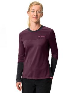 Rückansicht von VAUDE Women's Moab LS PRO Shirt T-Shirt Damen cassis