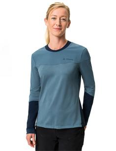 Rückansicht von VAUDE Women's Moab LS PRO Shirt T-Shirt Damen blue gray