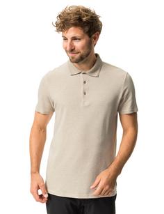 Rückansicht von VAUDE Men's Redmont Polo T-Shirt Herren linen