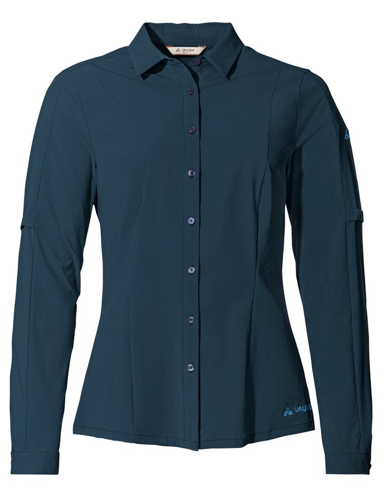 VAUDE VAUDE Women's Farley Stretch Shirt Funktionsbluse Damen - dark sea - 0 | SportScheck