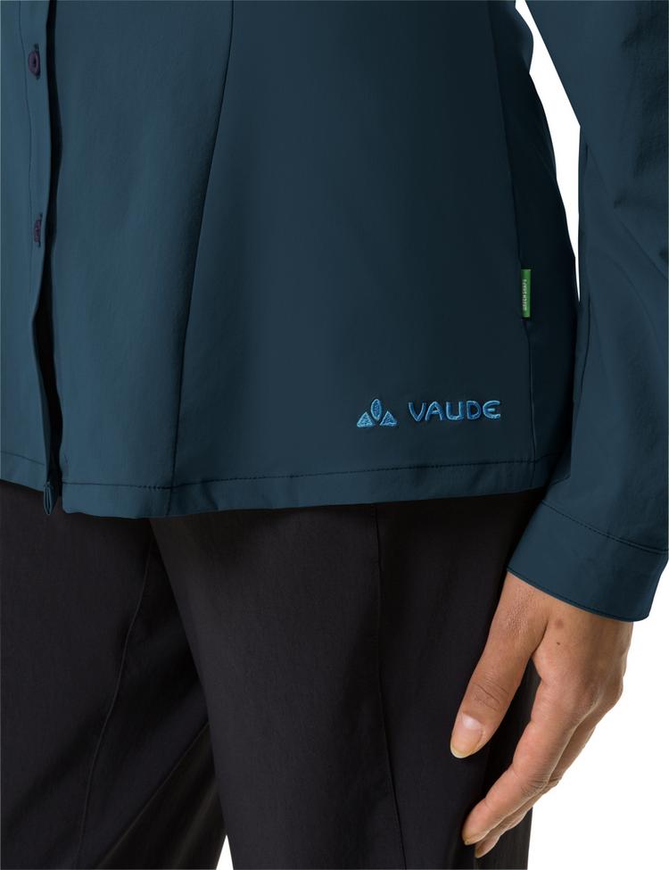 VAUDE VAUDE Women's Farley Stretch Shirt Funktionsbluse Damen - dark sea - 0 | SportScheck