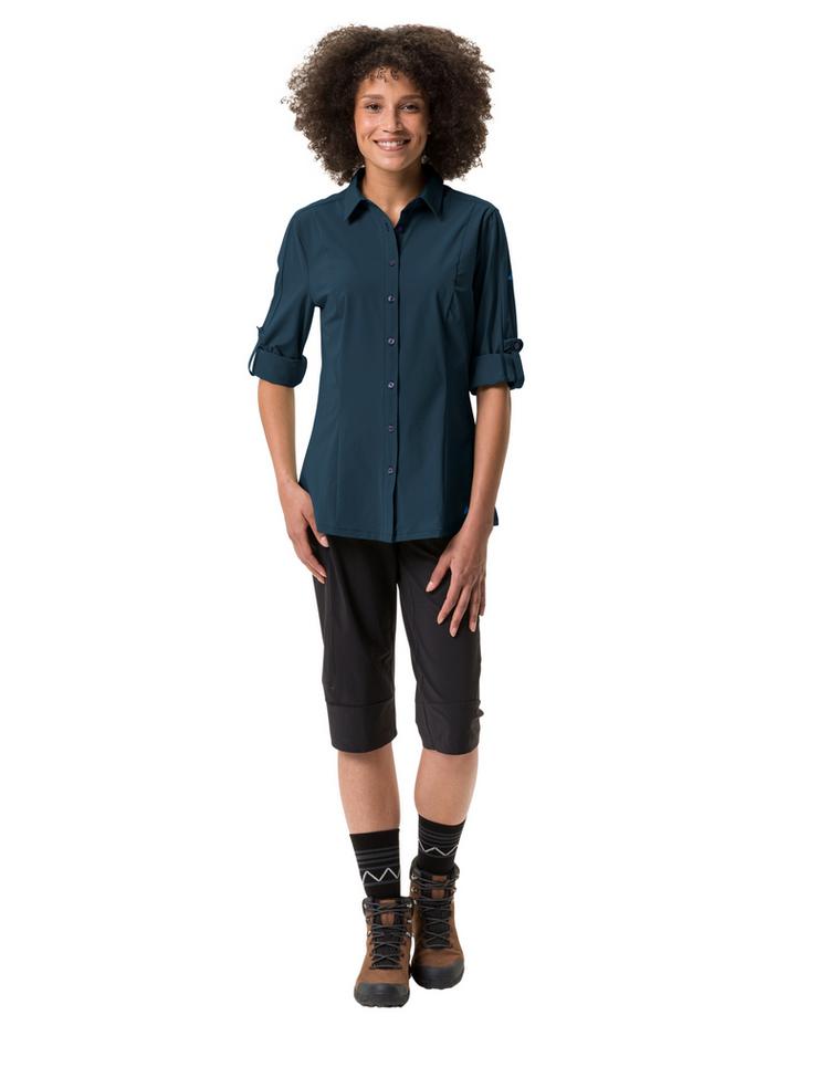 VAUDE VAUDE Women's Farley Stretch Shirt Funktionsbluse Damen - dark sea - 2 | SportScheck