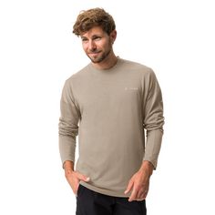 Rückansicht von VAUDE Men's Yaras LS Wool Shirt T-Shirt Herren linen