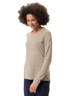 Rückansicht von VAUDE Women's Yaras LS Wool Shirt T-Shirt Damen linen