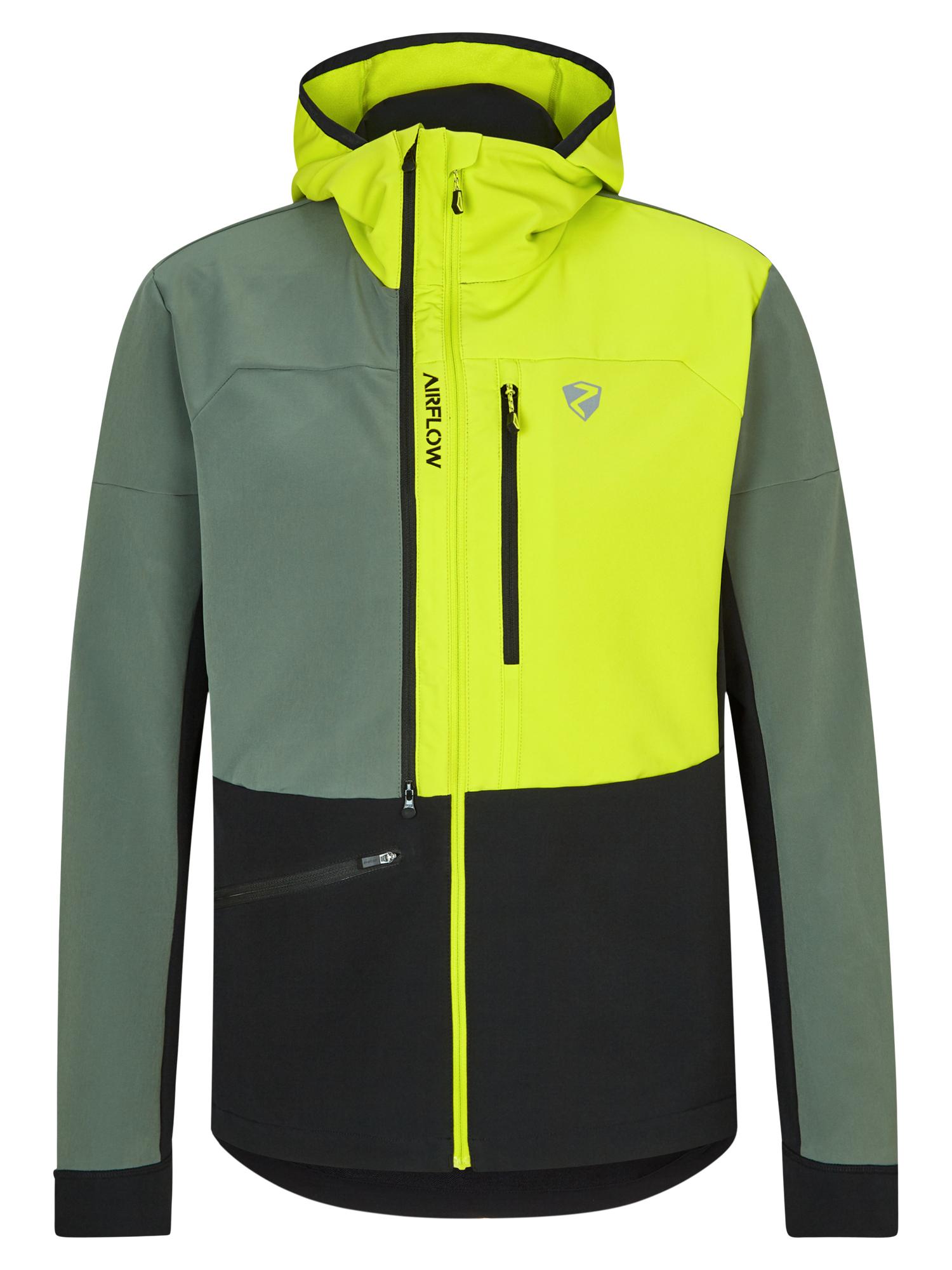 Ziener NIKADO Skijacke Herren bitter lemon.green mud