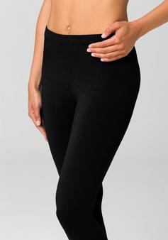 Rückansicht von Vivance active Leggings Leggings Damen wei&szlig; schwarz