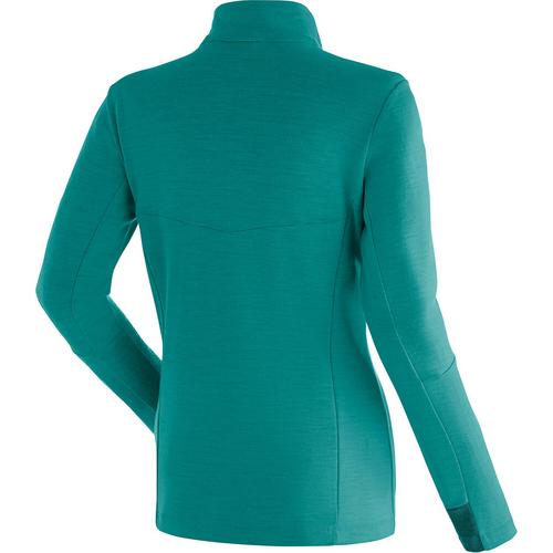 Rückansicht von Maier Sports Skutvik Rollkragenpullover Damen Tannengrün