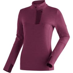 Maier Sports Skutvik Rollkragenpullover Damen Pflaume