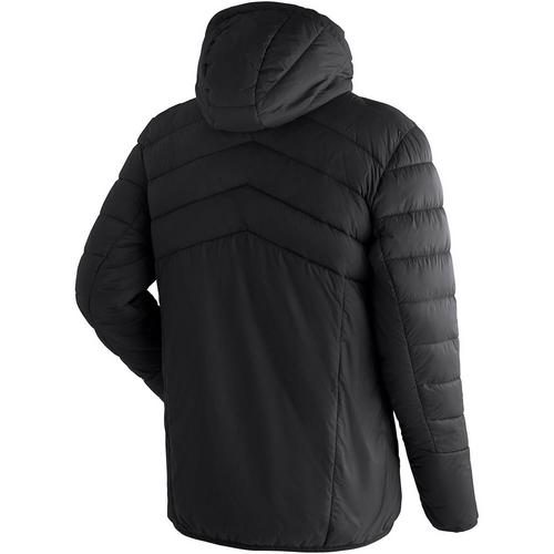 Rückansicht von Maier Sports Loket Fleecejacke Herren Schwarz