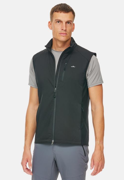 Rückansicht von Jeff Green Finn Outdoorweste Herren Black