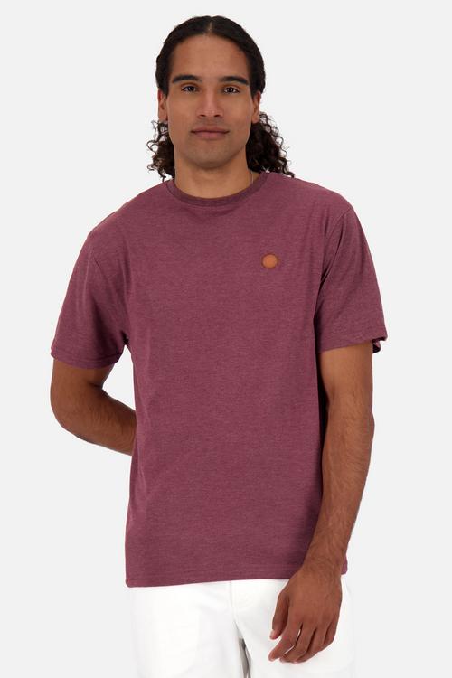 Rückansicht von ALIFE AND KICKIN MaddoxAK A T-Shirt Herren dark cherry melange