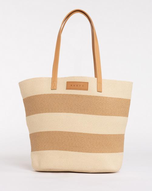 RUSTY HAILEY STRAW BEACH BAG Strandtasche Damen