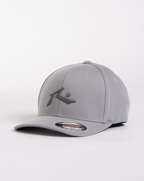 Rückansicht von RUSTY CHRONIC 4 FLEXFIT Cap Herren Frost Grey