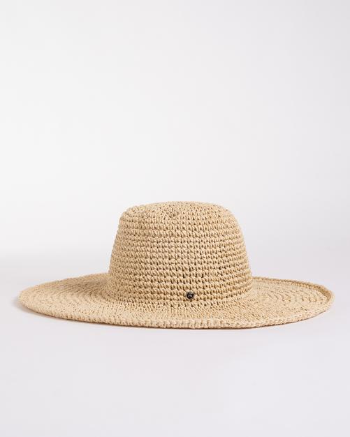 Rückansicht von RUSTY ROMANCE STRAW HAT Hut Damen Natural