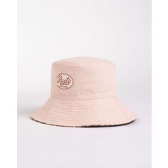 RUSTY VACAY TIME REVERSIBLE BUCKET HAT Hut Damen Vintage Pink