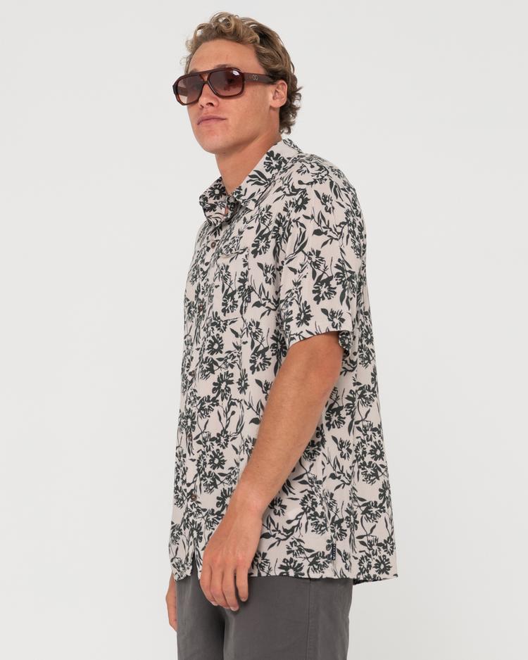 RUSTY RUSTY PYROTECHNICS SHORT SLEEVE SHIRT Kurzarmhemd Herren - Savanna - 1 | SportScheck