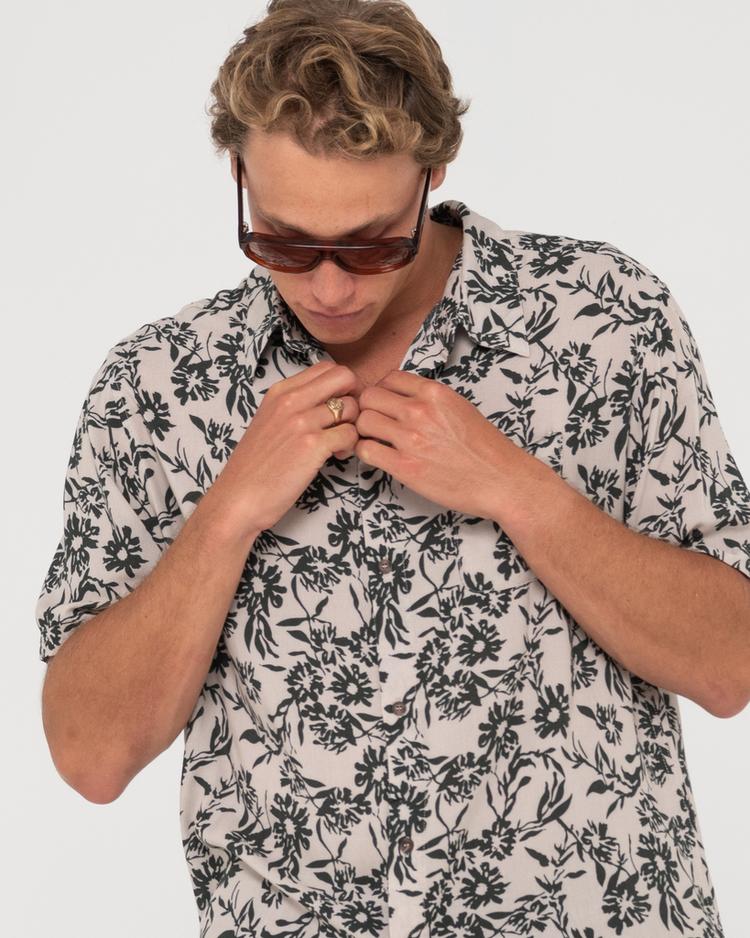 RUSTY RUSTY PYROTECHNICS SHORT SLEEVE SHIRT Kurzarmhemd Herren - Savanna - 2 | SportScheck