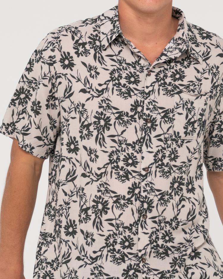 RUSTY RUSTY PYROTECHNICS SHORT SLEEVE SHIRT Kurzarmhemd Herren - Savanna - 3 | SportScheck