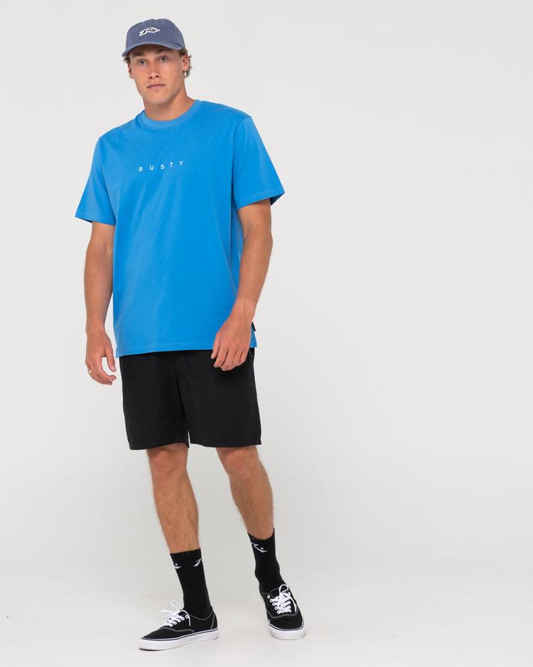 RUSTY RUSTY SHORT CUT SHORT SLEEVE TEE T-Shirt Herren - Vallarta Blue - 3 | SportScheck