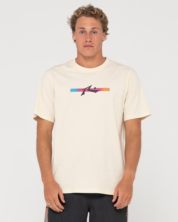 RUSTY RUSTY BEFORE CROWDS BARRED  SHORT SLEEVE TEE T-Shirt Herren - Ecru - 0 | SportScheck